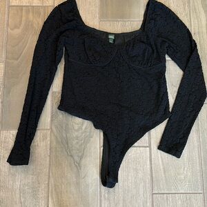 Lace Black Bodysuit